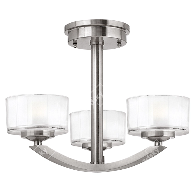 Hinkley Meridian Ceiling Lamp 3D model image 2