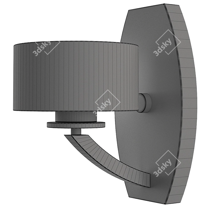 Modern Hinkley Meridian Wall Lamp 3D model image 2