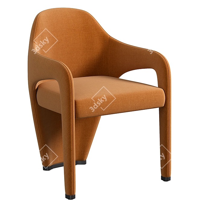 Elegant Marilyn Dining Chair 3D model image 1