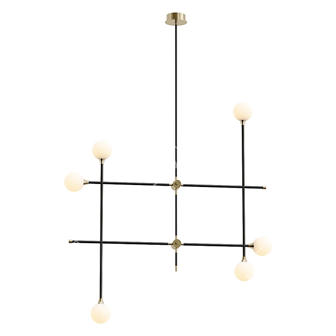 Elegant SL429 Hanging Chandelier 3D model image 1