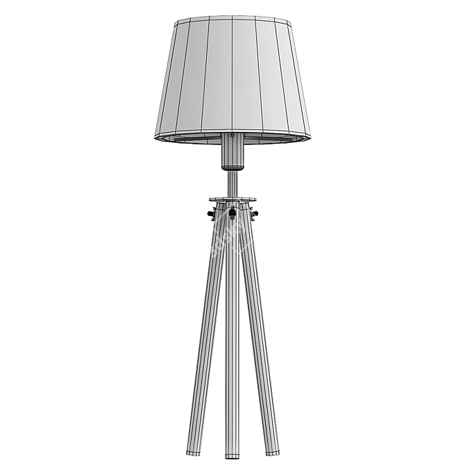 Modern Table Lamp Stello T1 3D model image 2