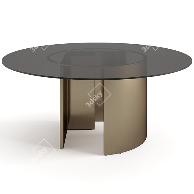 Luxury Fendi Casa Dining Set 3D model image 4