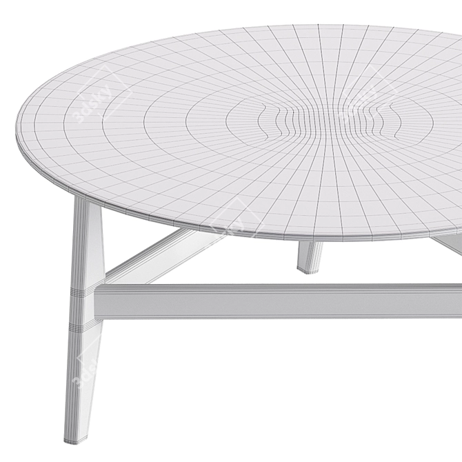 Plettro E222: Sleek Modern Coffee Table 3D model image 2