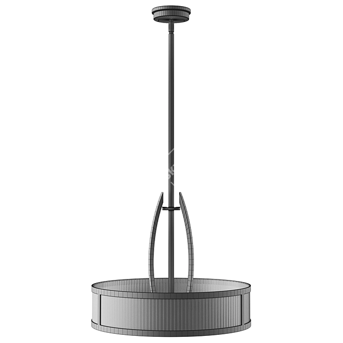 Hinkley Meridian Pendant Lamp - Sleek and Stylish 3D model image 2