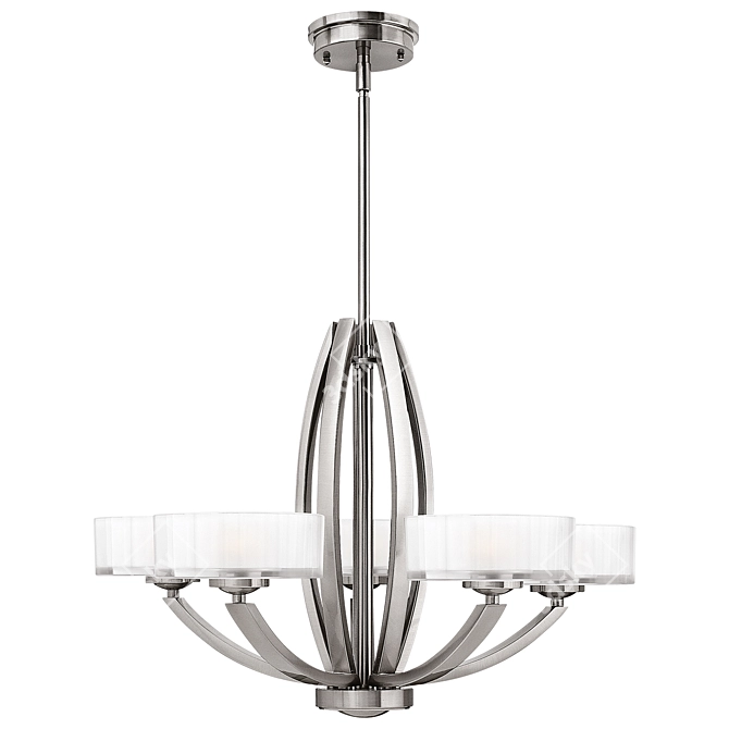 Hinkley Meridian 5-Light Chandelier 3D model image 1