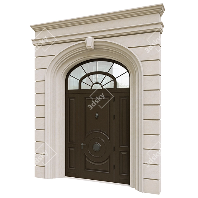 Optimized Exterior Doors v.51 3D model image 3