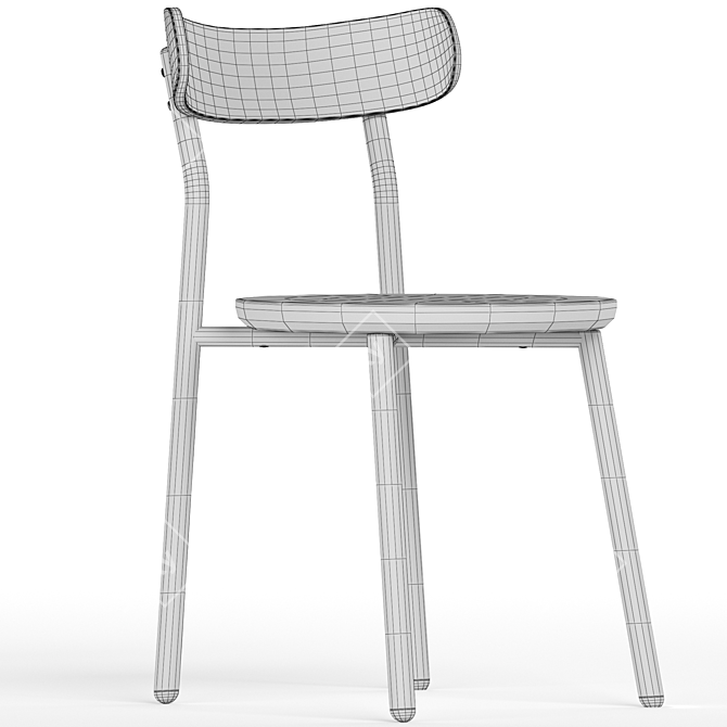 Modern Design Them Chair 3D model image 5