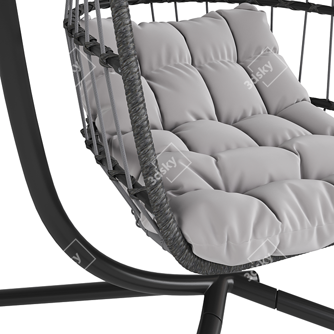 Hammock Swing Chair - Ultimate Relaxation 3D model image 4