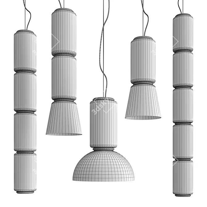 Elegant Luminaire: Flos Noctambule 3D model image 3