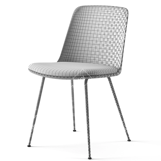 Modern Rely HW7 Chair by &Tradition 3D model image 7