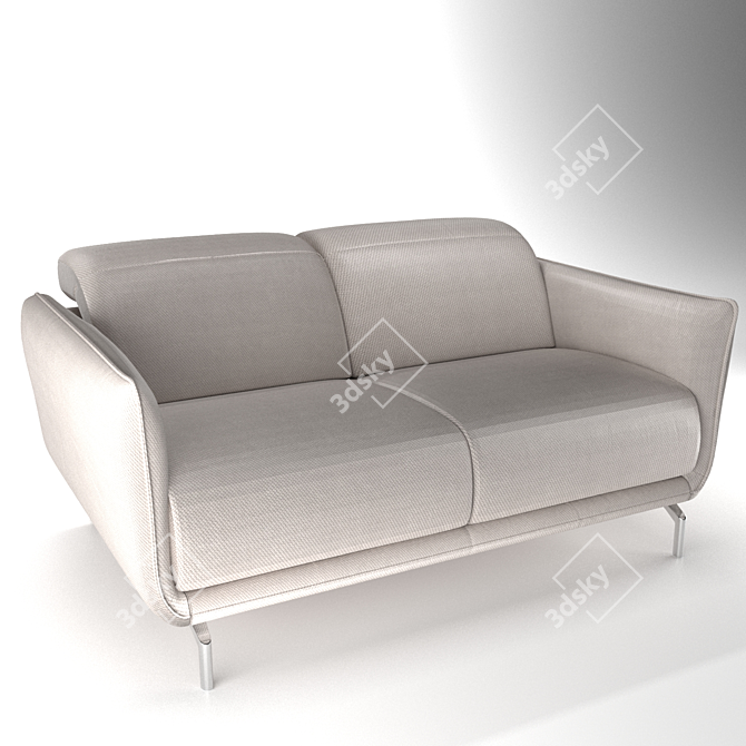 Natuzzi Sofa: Stylish Russian Archive 3D model image 2