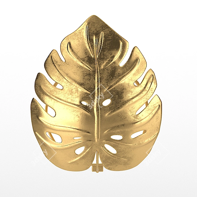 Leaf Wall Lamp: Odeon Light 4864 3D model image 3