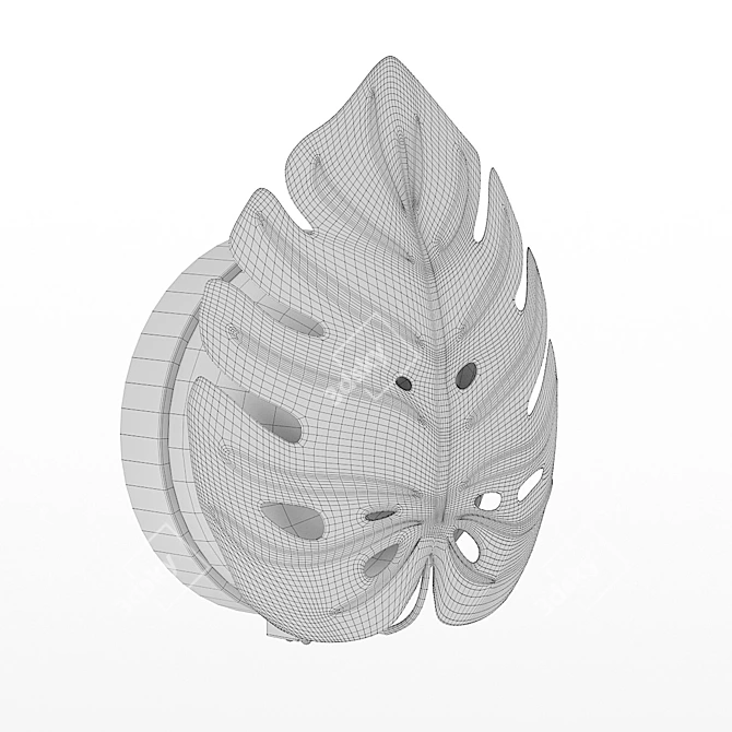 Leaf Wall Lamp: Odeon Light 4864 3D model image 4