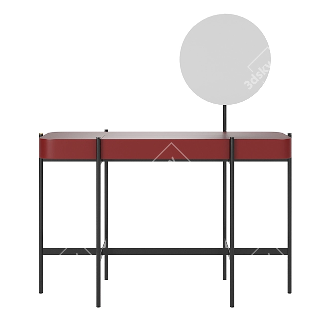 Glamstation: Makeup Vanity Table 3D model image 1