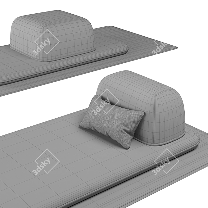 Caillou Ensemble: Premium Indoor-Outdoor Furniture 3D model image 4
