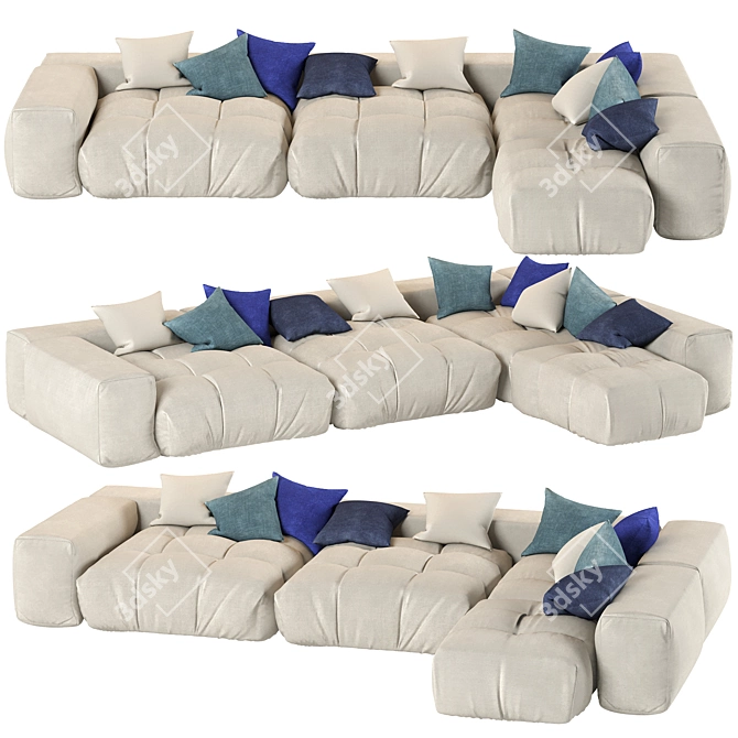 Solaris MMK Modular Sofa 3D model image 1