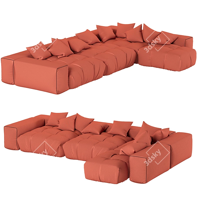 Solaris MMK Modular Sofa 3D model image 5