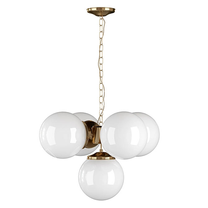 Elegant MULLAN Chandelier 3D model image 1