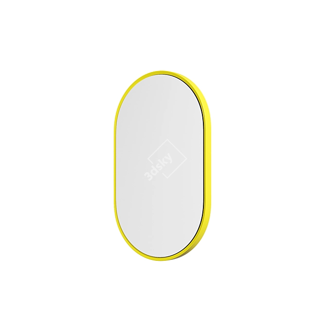 Modern ZL 14 Mirror Design 3D model image 4