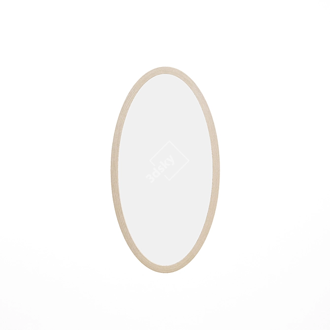 OM ZL 22 Oval Mirror - Modern Style 3D model image 5