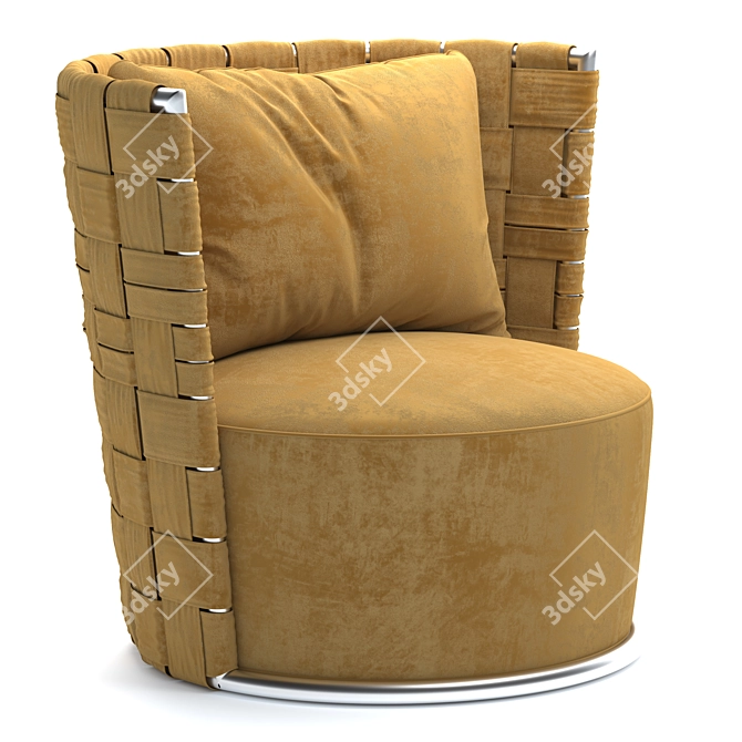 Roberto Cavalli Bell Lounge Chairs 3D model image 2