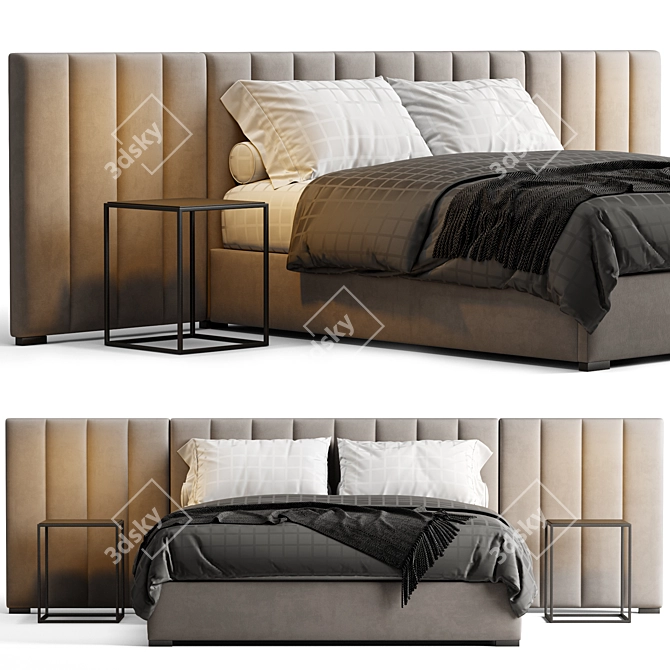 Modena Extended Vertical Bed 3D model image 2