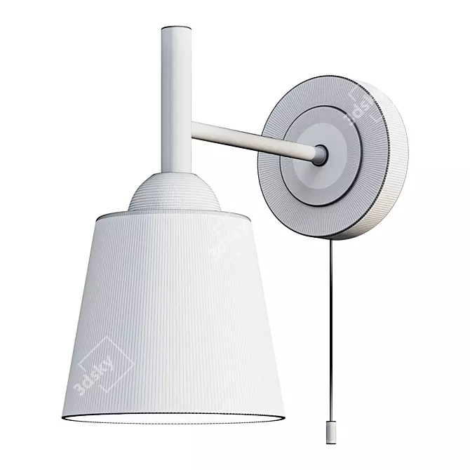 Modern Sconce Wall Lamp • Elegant Lighting 3D model image 2