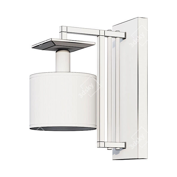 Modern Square Wall Sconce - Fargo Collection 3D model image 2