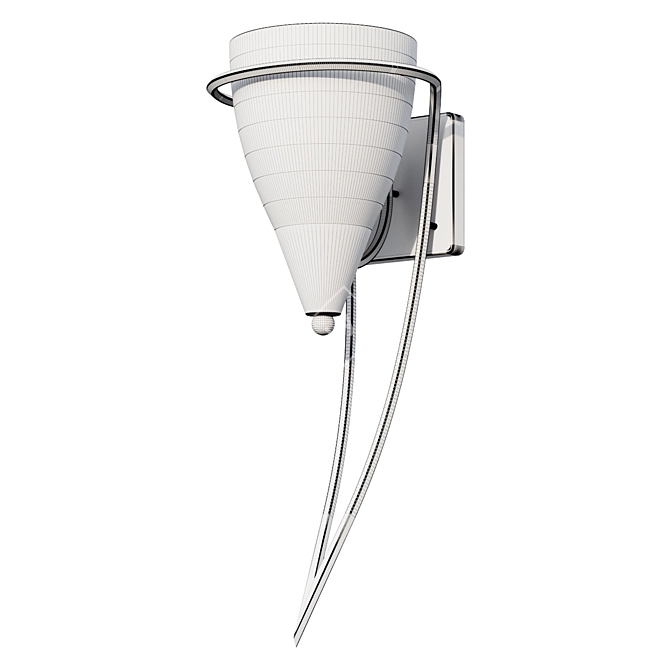 Stylish ESCADA 520 Wall Lamp 3D model image 2