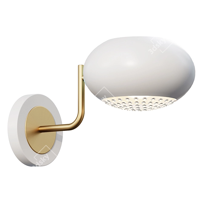 Elegant Wall Sconce Lighting 3D model image 1