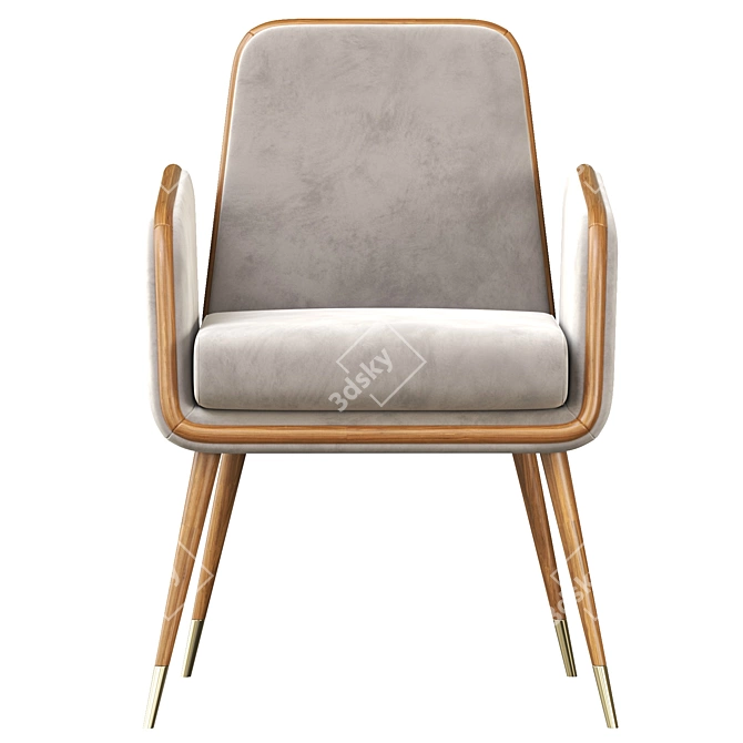 Modern Stanley Dining Chair 3D model image 1