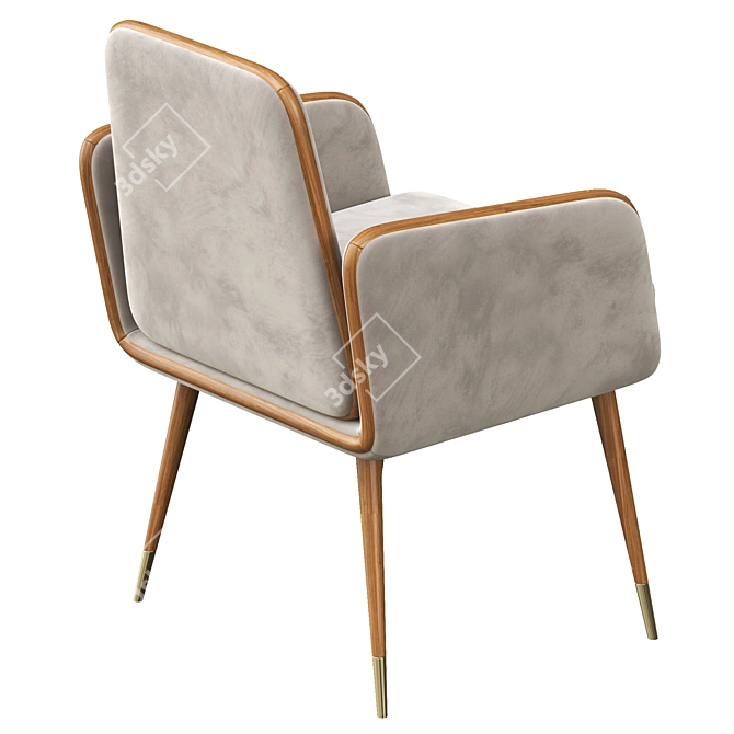 Modern Stanley Dining Chair 3D model image 5