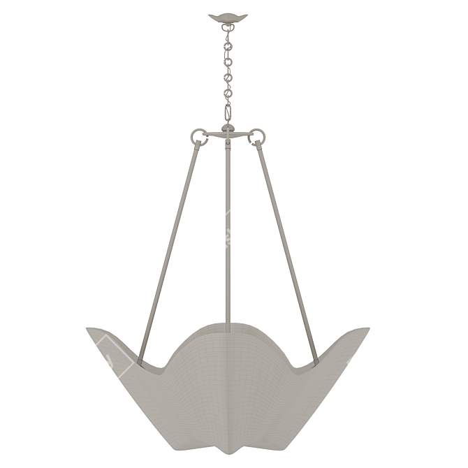 Elegant Cosima Chandelier 3D model image 2