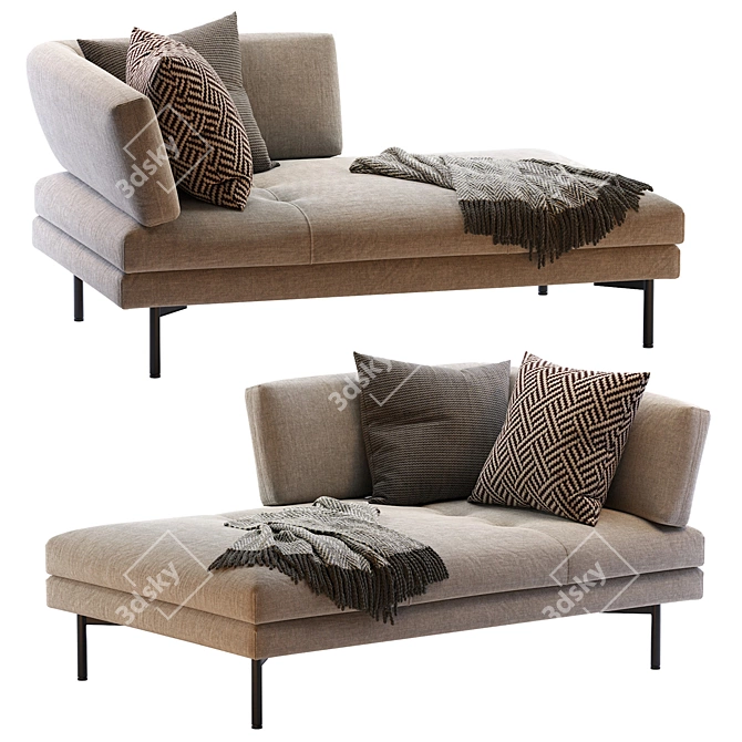 Contemporary ALIANTE Bonaldo Sofa 2013 3D model image 1