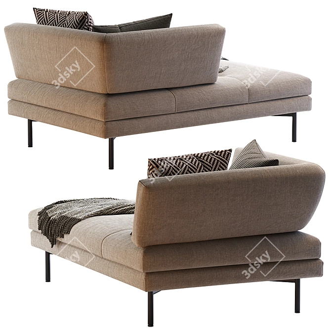 Contemporary ALIANTE Bonaldo Sofa 2013 3D model image 5