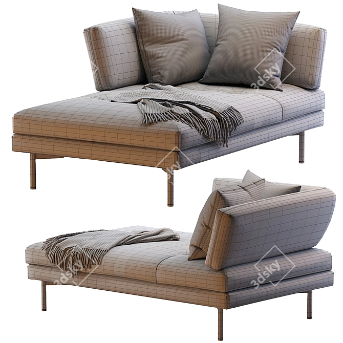 Contemporary ALIANTE Bonaldo Sofa 2013 3D model image 6