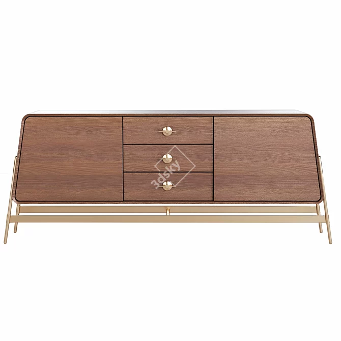 Modern Model Sideboard Holly Furniture 3D model image 1