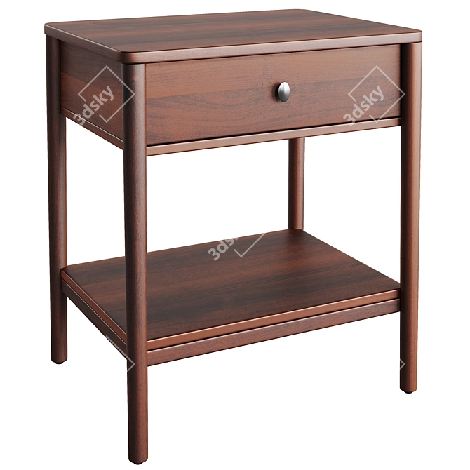 Modern Gia Nightstand Furniture Design 3D model image 1