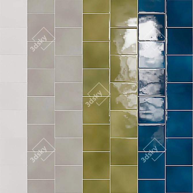 Manacor Wall Tiles 100x100mm 3D model image 4