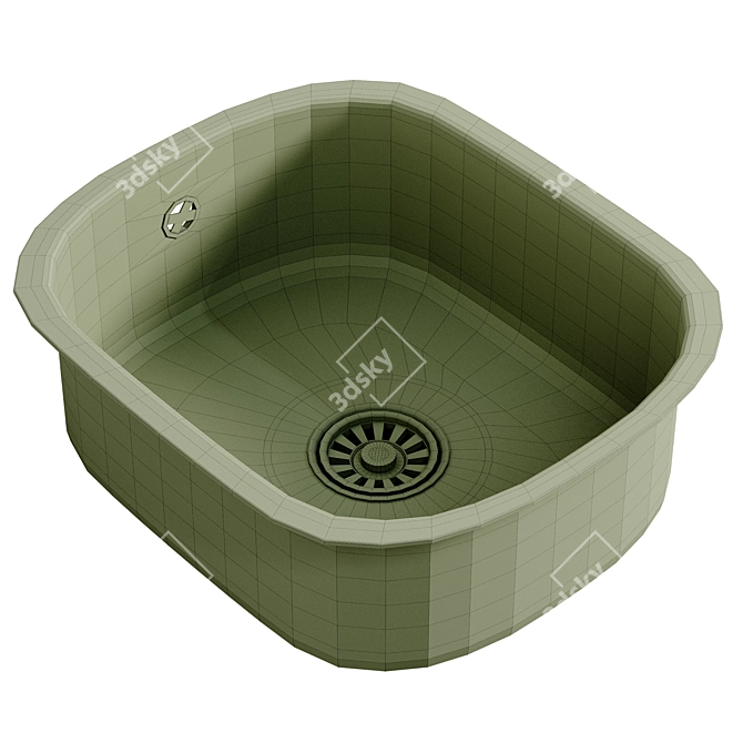 Form 33 Stainless Steel Sink 3D model image 2