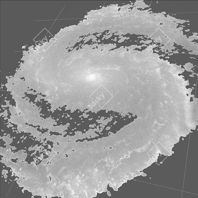 3D Galaxy NGC 4535 Model 3D model image 5