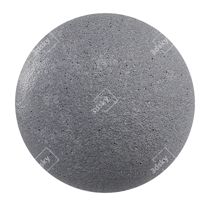 Seamless PBR Concrete Material Pack 3D model image 1