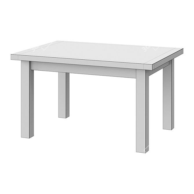 Urban Chic Table Unique Design 3D model image 2