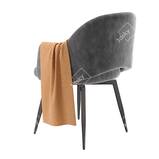 Venus Swivel Chair, 85x58.5x64.5 cm 3D model image 2