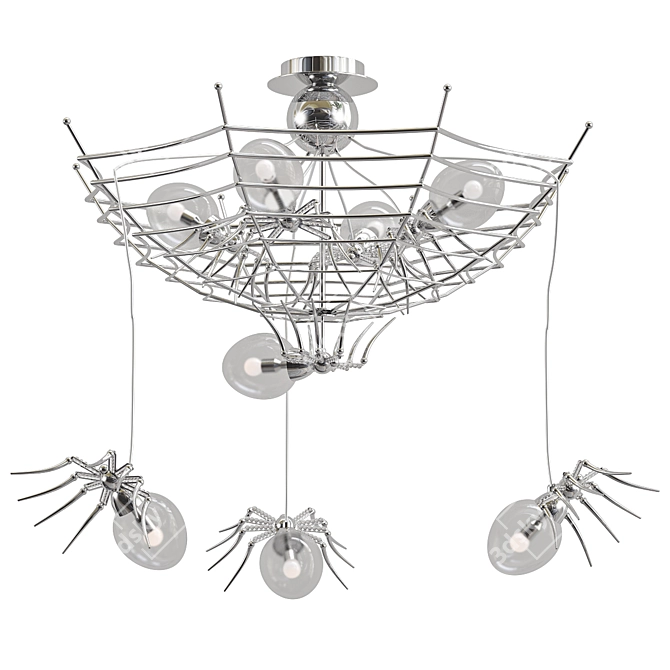 Luxury Pendant Chandelier Model 3D model image 1