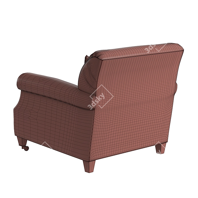 Ralph Lauren Fairview Club Chair 3D model image 5