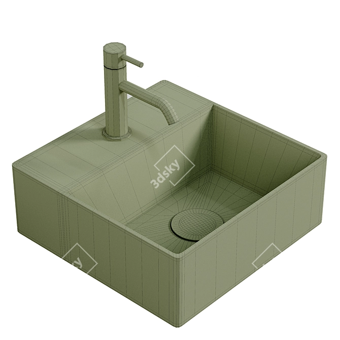 Sleek Matte Grey Salenzi Spy 3D model image 2