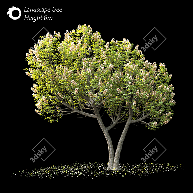 Corona Render 3D Landscape Tree 3D model image 1