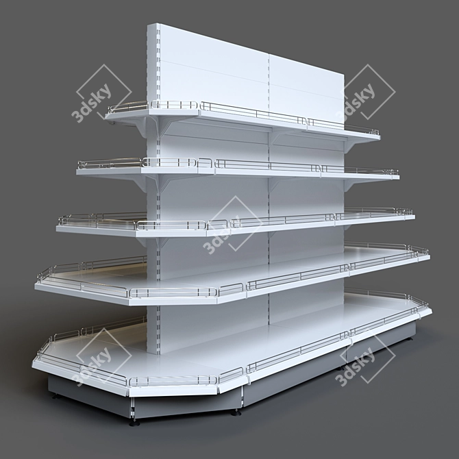 Standard Shelving Units, 1000x2000x700mm 3D model image 1