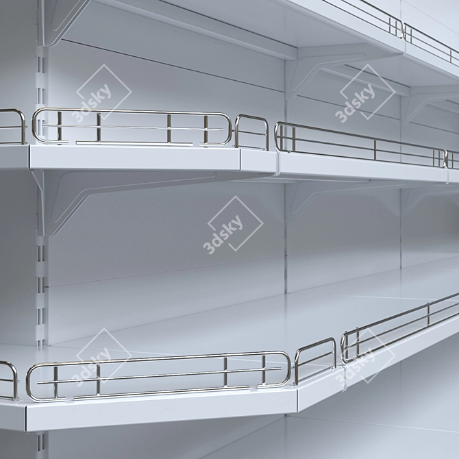 Standard Shelving Units, 1000x2000x700mm 3D model image 3